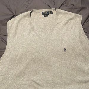 Big and Tall Ralph Lauren Polo Sweater Vest - V Neck